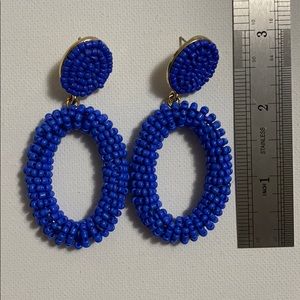True blue earrings